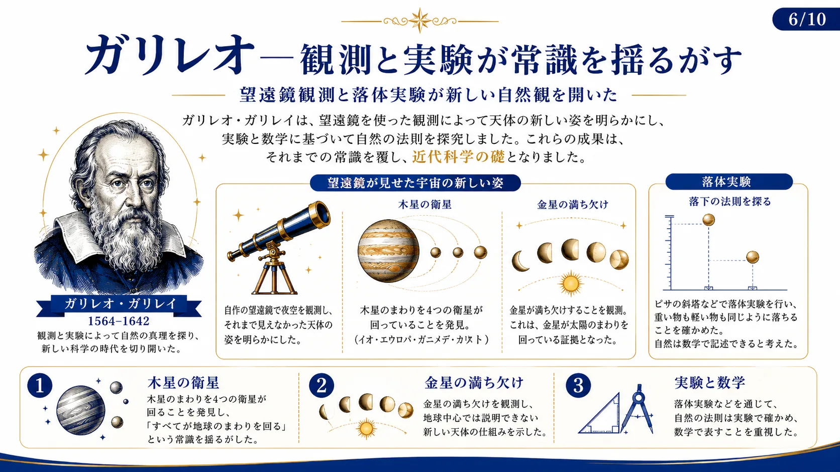 ガリレオ—観測と実験が常識を揺るがす