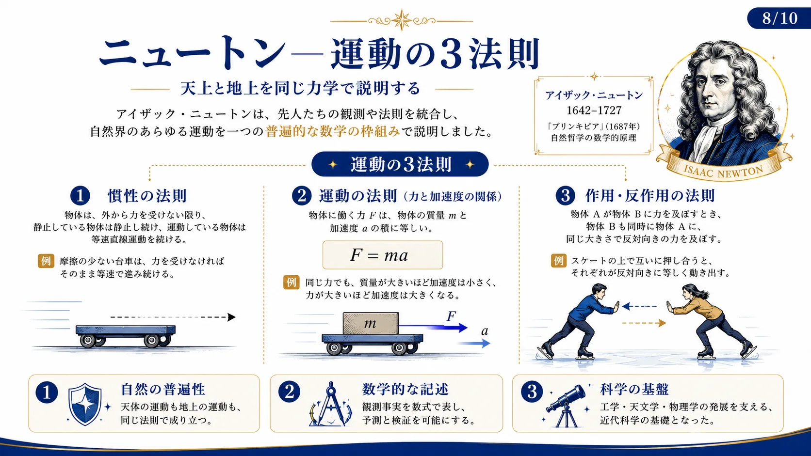 ニュートン—運動の3法則
