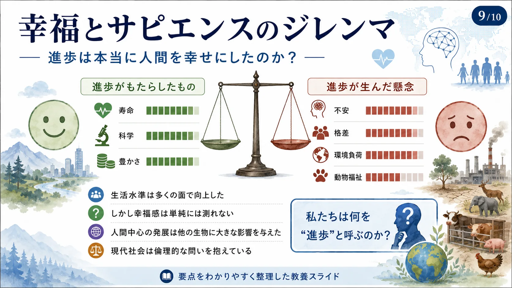 幸福とサピエンスのジレンマ