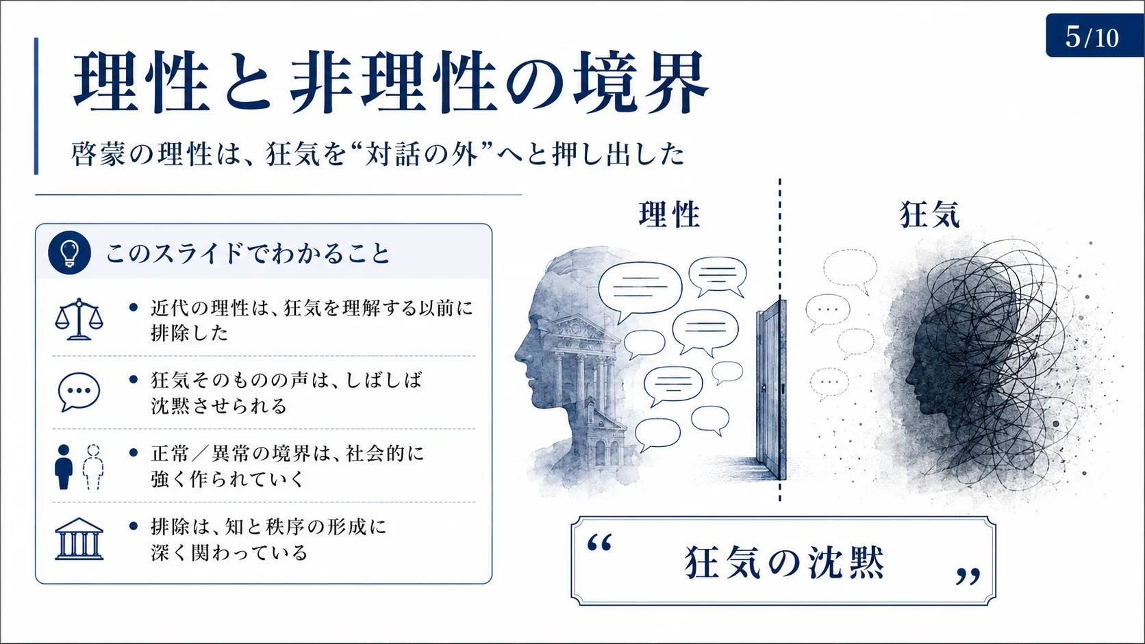 理性と非理性の境界