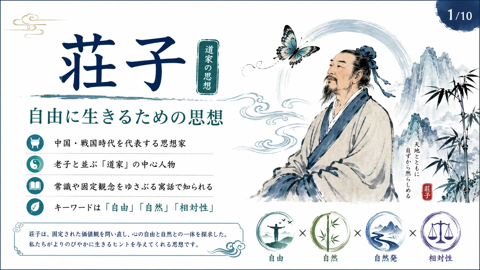 荘子 — 自由に生きるための思想
