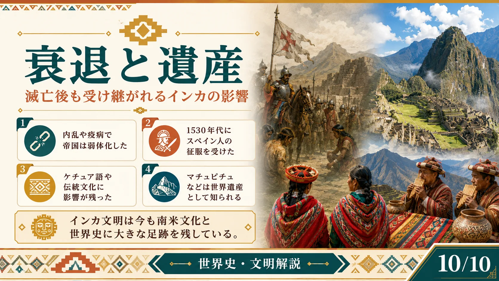 衰退と遺産