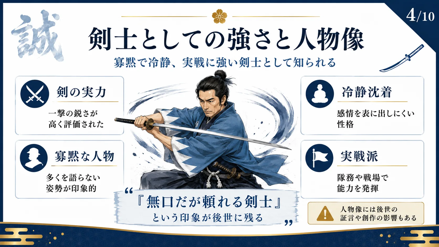 剣士としての強さと人物像
