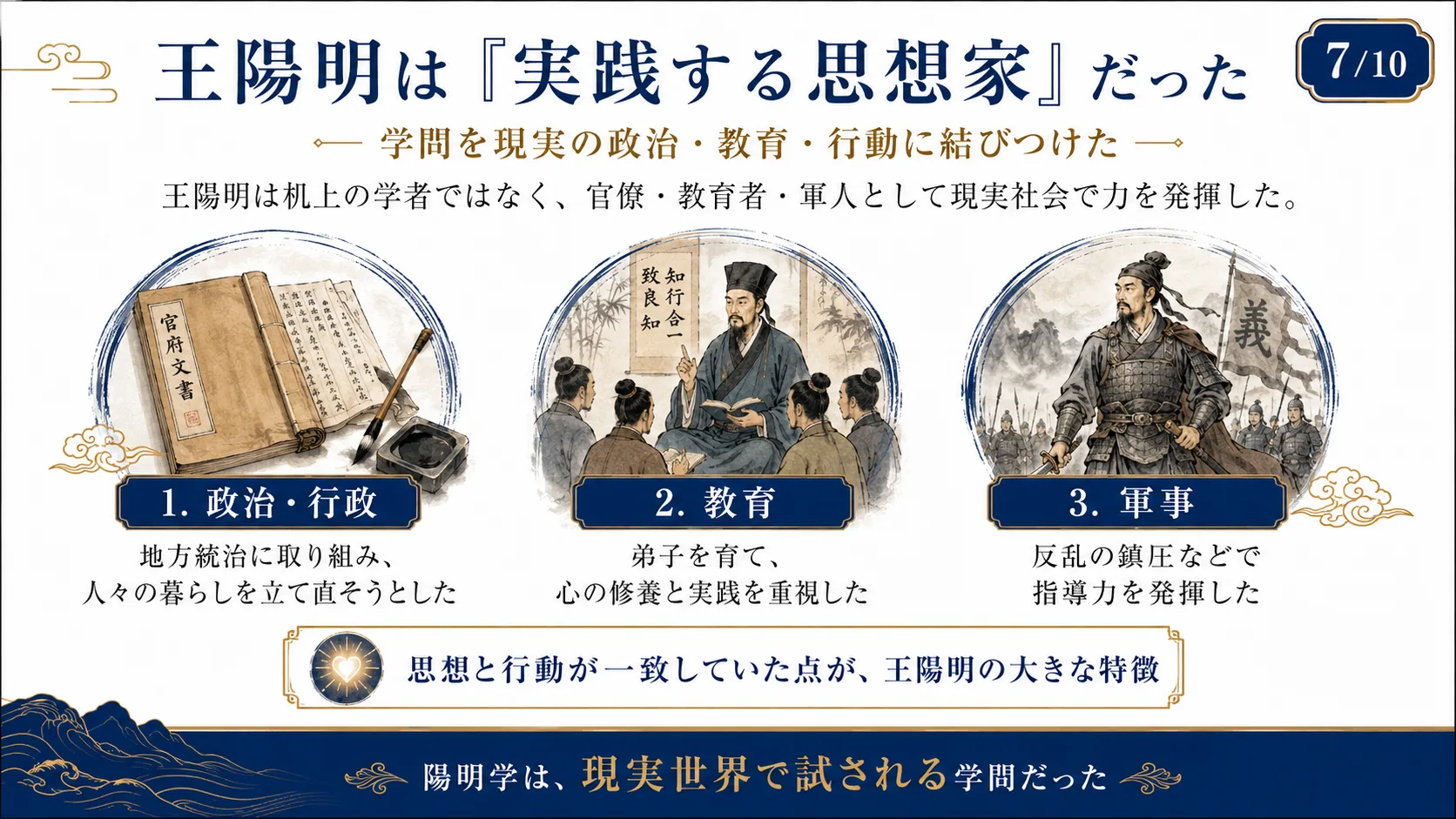 王陽明は『実践する思想家』だった