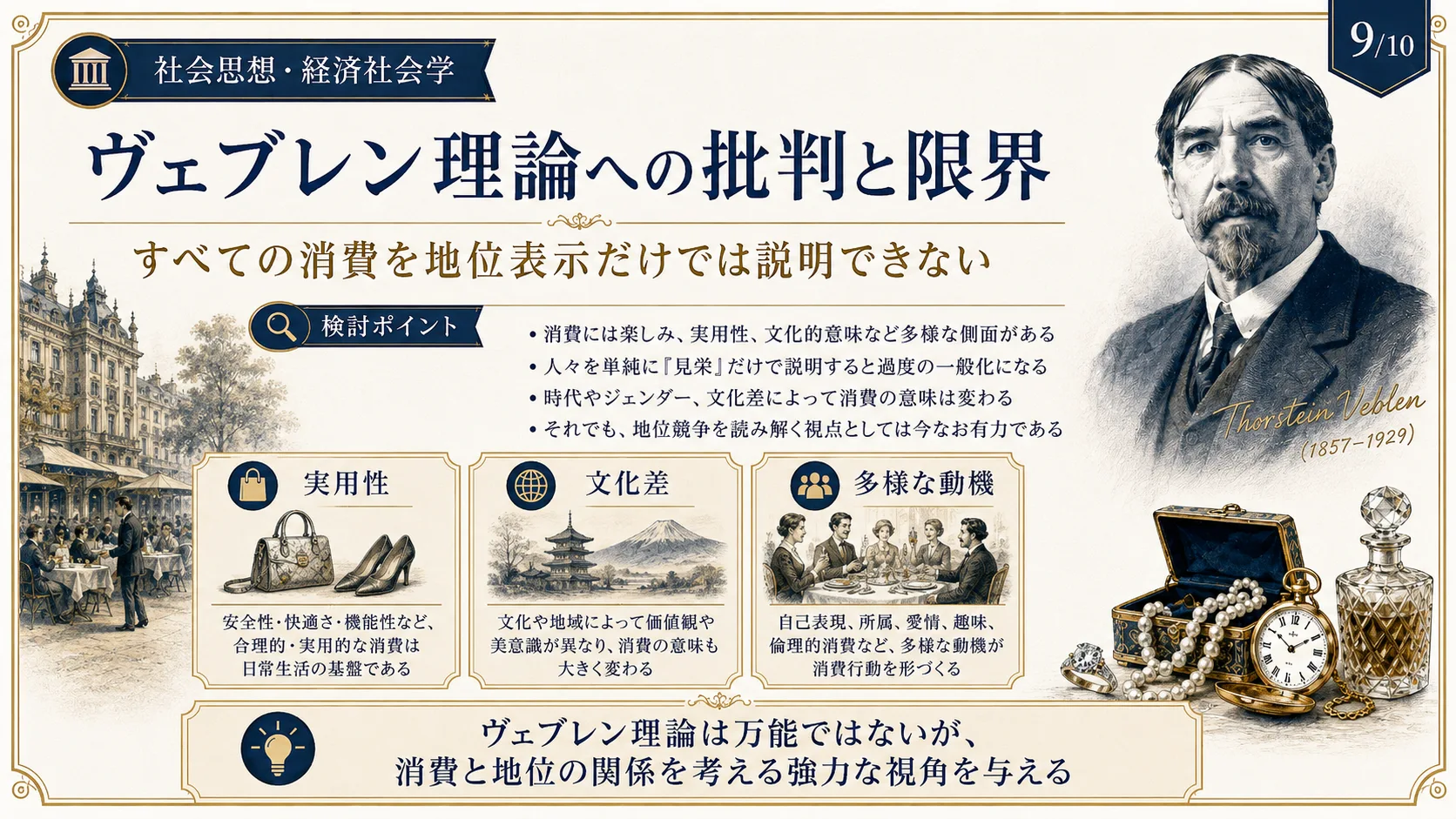 ヴェブレン理論への批判と限界