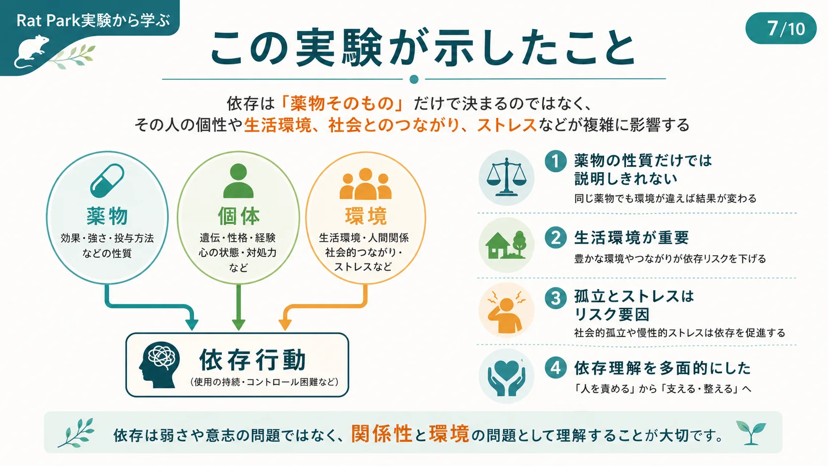 この実験が示したこと