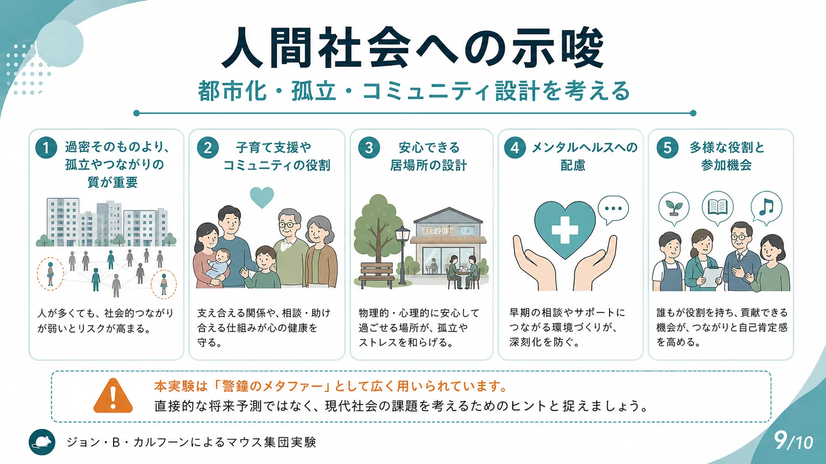 人間社会への示唆