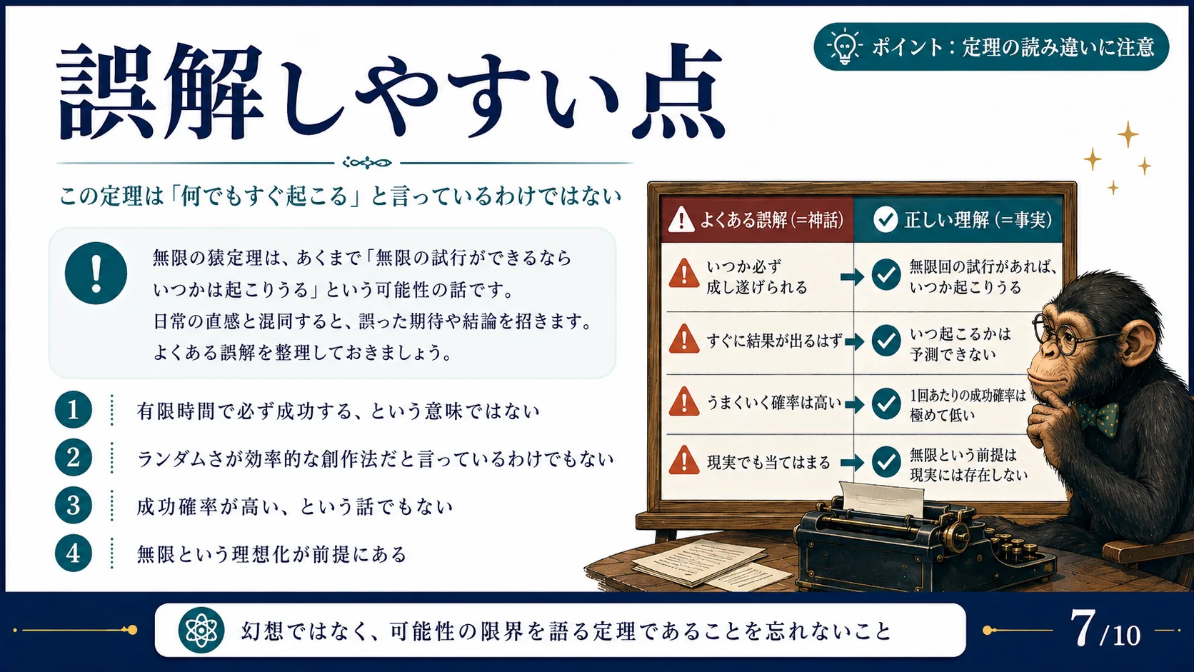 誤解しやすい点
