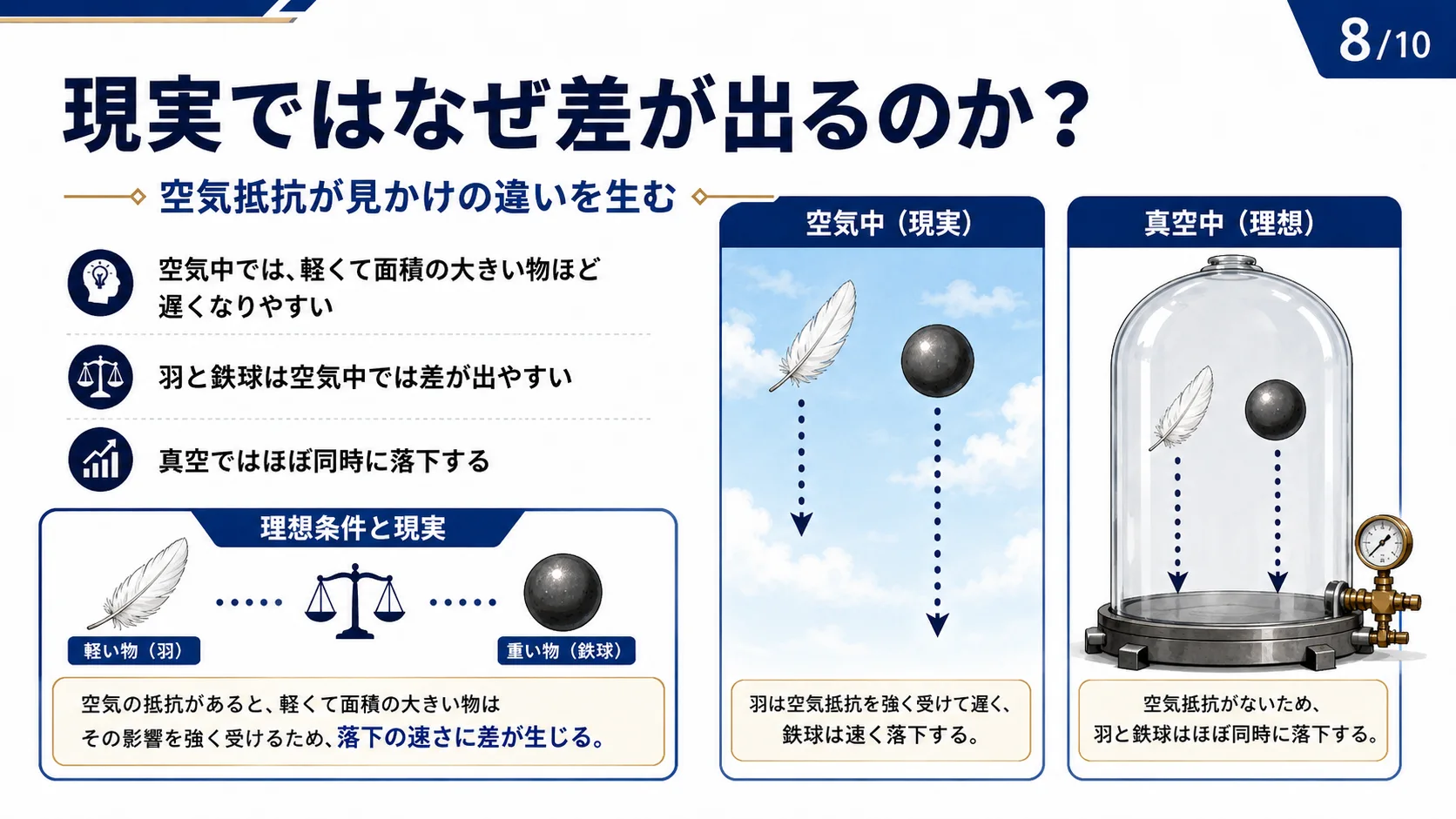 現実ではなぜ差が出るのか？