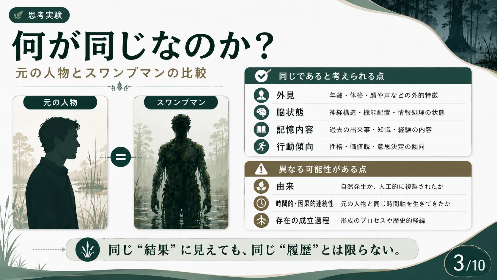 何が同じなのか？