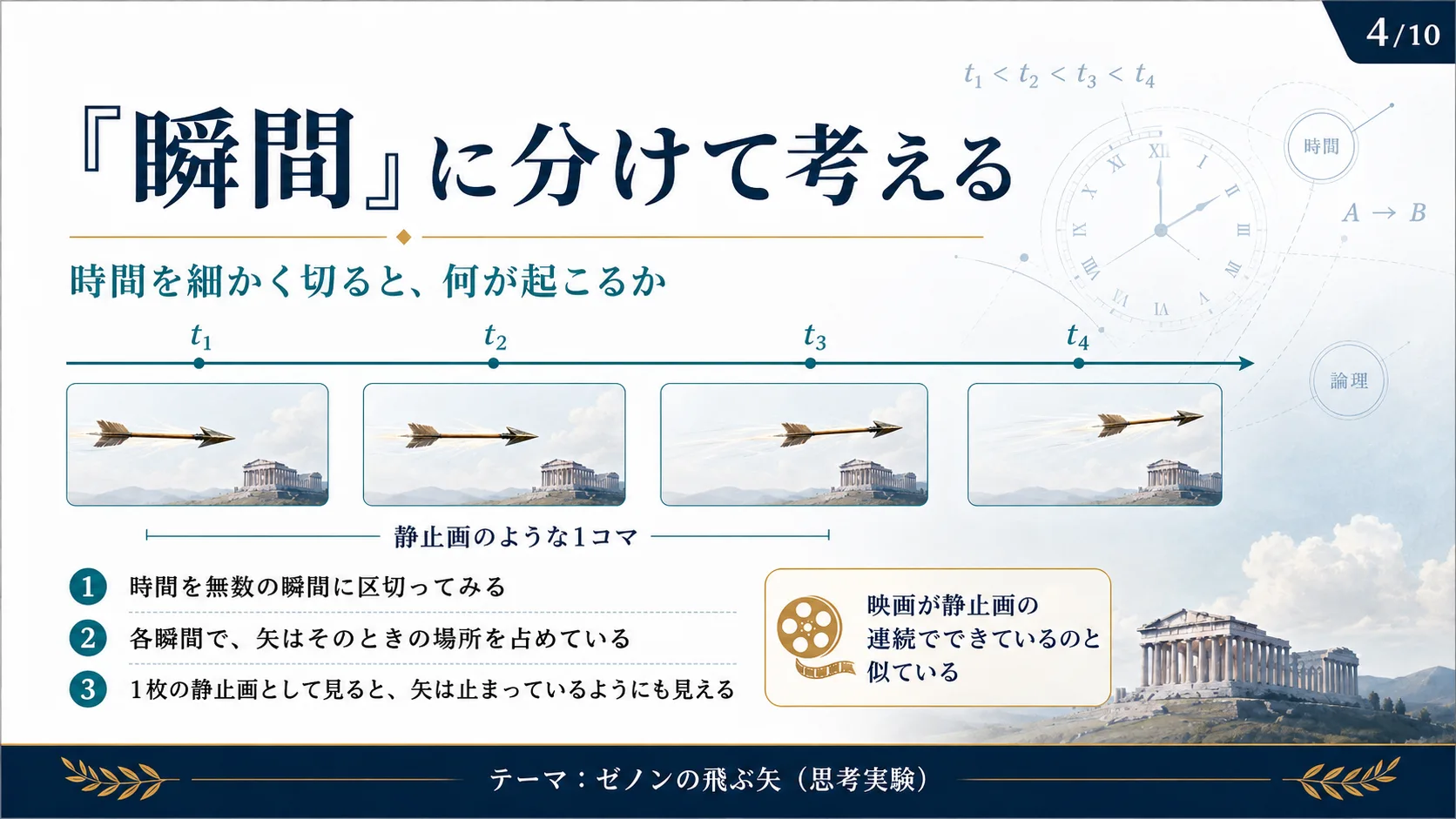 『瞬間』に分けて考える