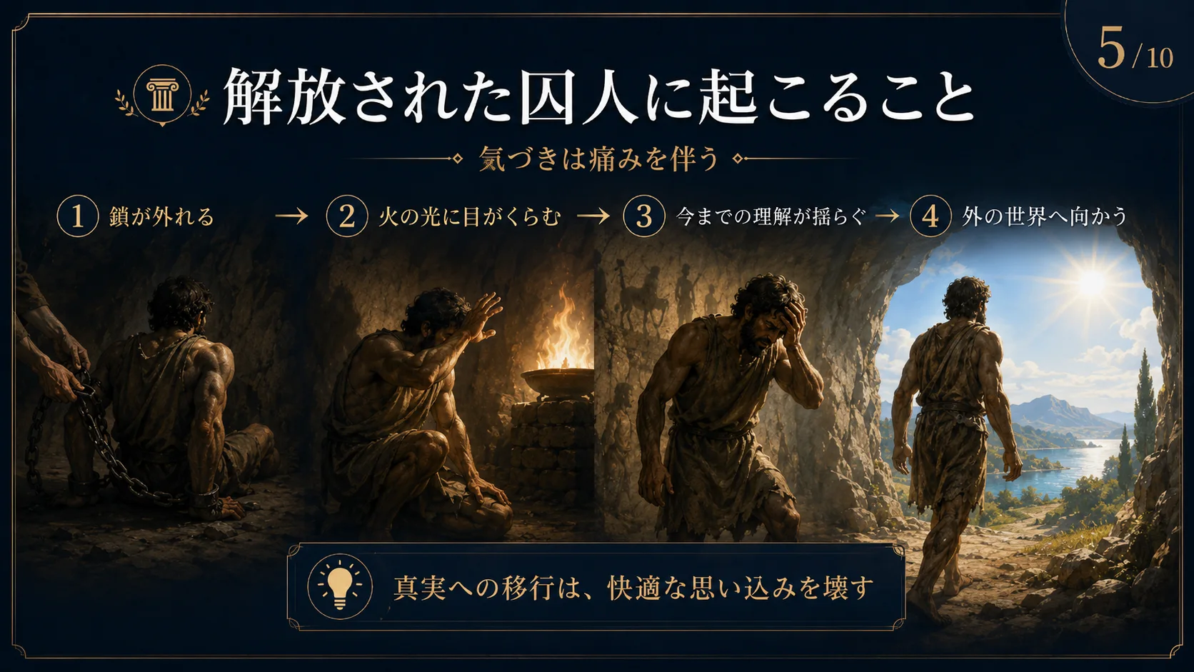 解放された囚人に起こること