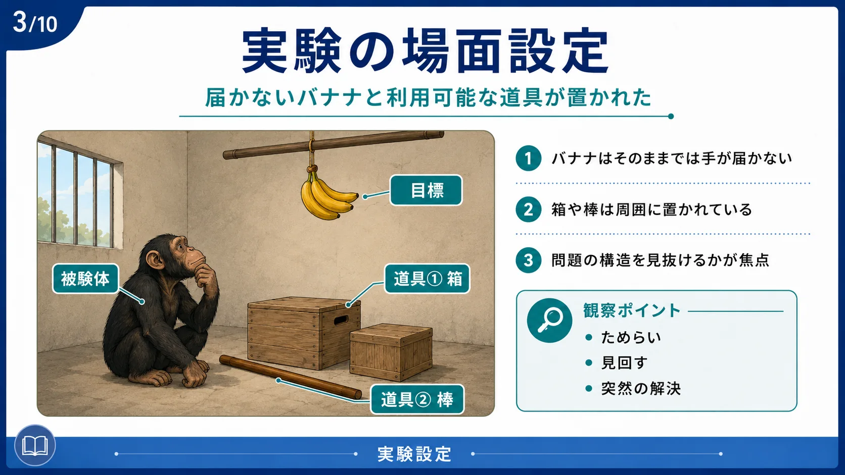 実験の場面設定
